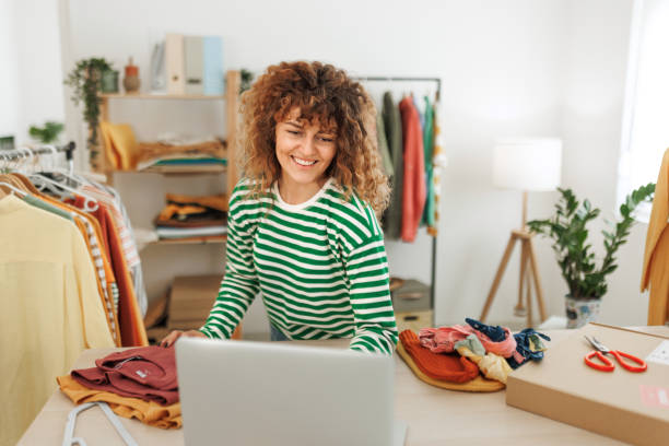 istock Stylish Entrepreneur at Home 1496223800
