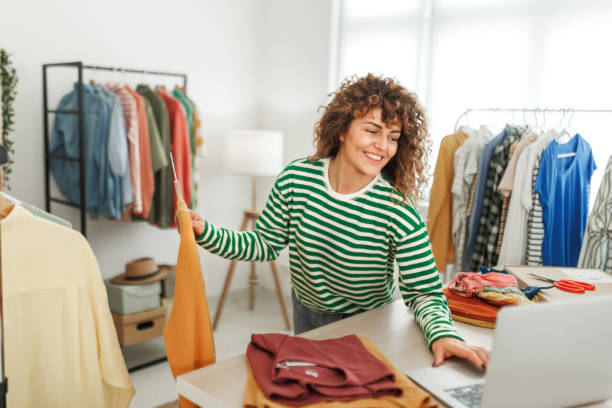 istock Stylish Entrepreneur at Home 1496223807