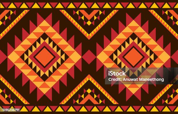 Indigenous Tp Pattern Native American Pattern Geometric Seamless Indigenous Concept Design ...