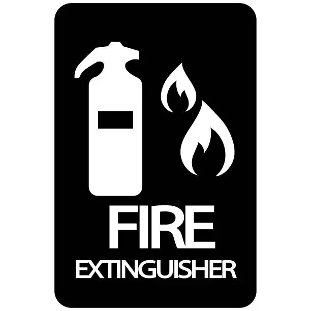 Vector illustration of Fire extinguisher