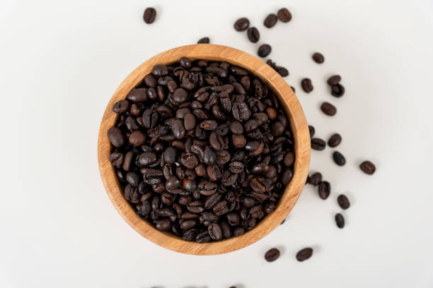 istock top view of coffee beans on white table 1496266692