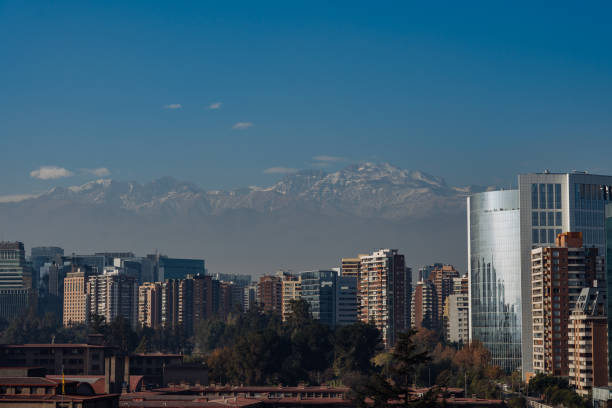 istock Santiago buildings and the Andes mountain range 1496267475