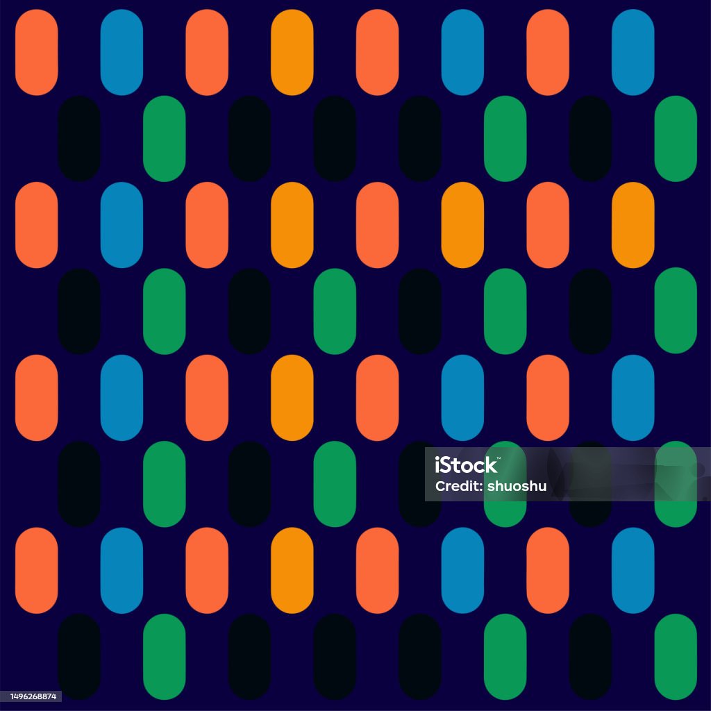 Abstract Data Technology Concept Bold Colors Pattern Background Stock ...