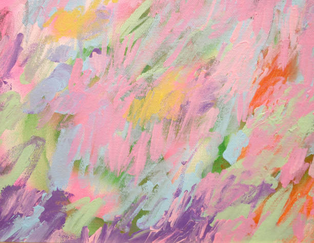 istock Abstract art background of acrylic paint. 1496287536