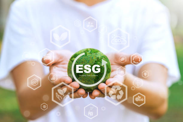 istock ESG concept ,Sustainable development goal (SDGs) Ideas for Sustainable development and green business based Global communication network with Environment icon on Green technology and Environmental technology 1496294108