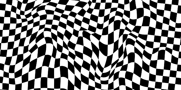 Disruppted Pattern Distorted Checkered Pattern Abstract Background Design Stock ...