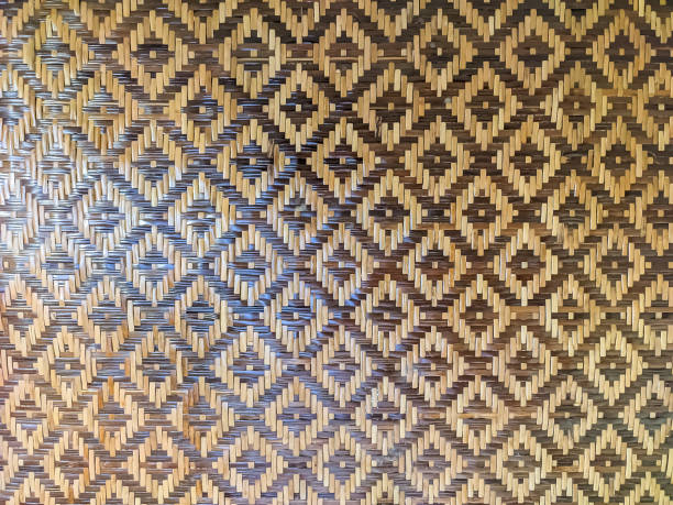 istock Beautiful woven rattan or bamboo 1496298517