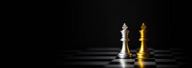 istock Chess board game for ideas and competition and strategy, business success concept. 1496300236