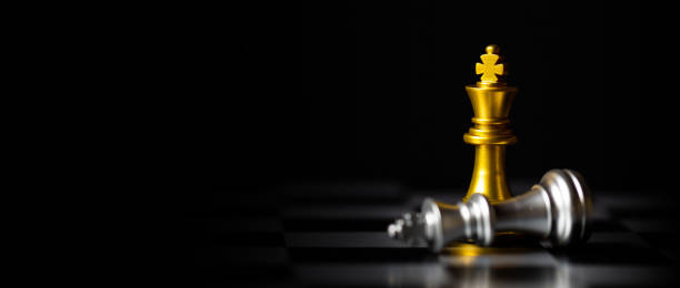 istock Chess board game for ideas and competition and strategy, business success concept. 1496300269