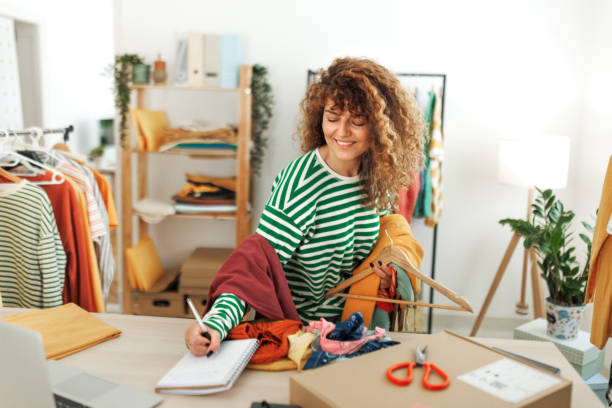 istock Stylish Entrepreneur at Home 1496301479