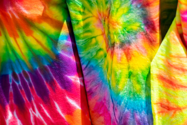 Tie Dye T-Shirts Close-up