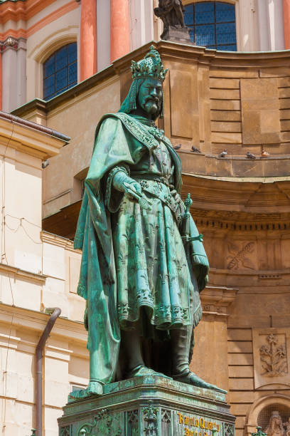 istock King Charles IV bronze monument in Prague 1496306764