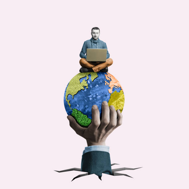 istock Concept of global business environment. 1496312729