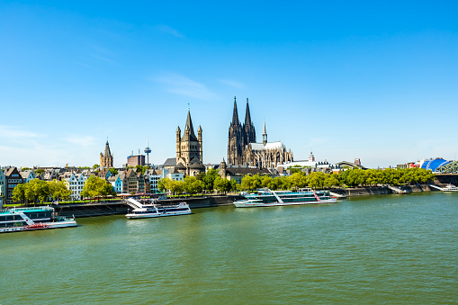 Skyline Cologne with Cologne cathedral