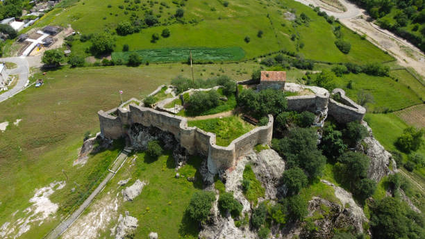 istock Fortress in Georgia, church, greenery 1496324545