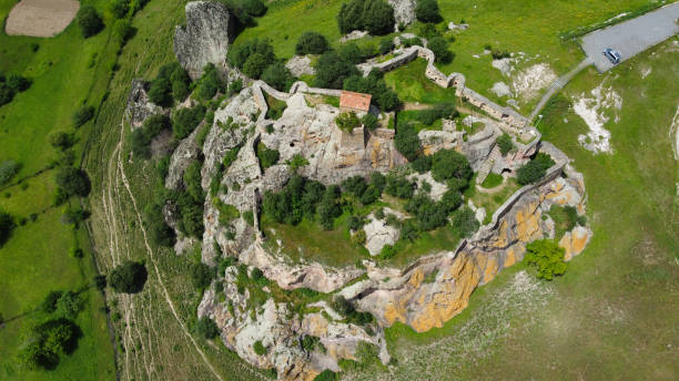 istock Fortress in Georgia, church, greenery 1496324556