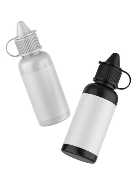 istock Eye drops or nasal spray closed bottle. 1496325034