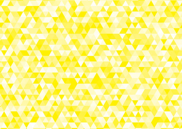 삼각형 기하학적 패턴 배경 - mosaic modern art triangle tile stock illustrations