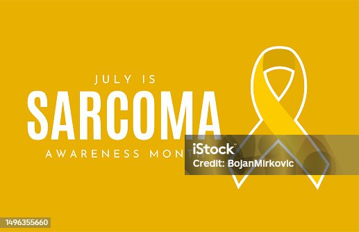 istock Sarcoma Awareness Month card, July. Vector 1496355660