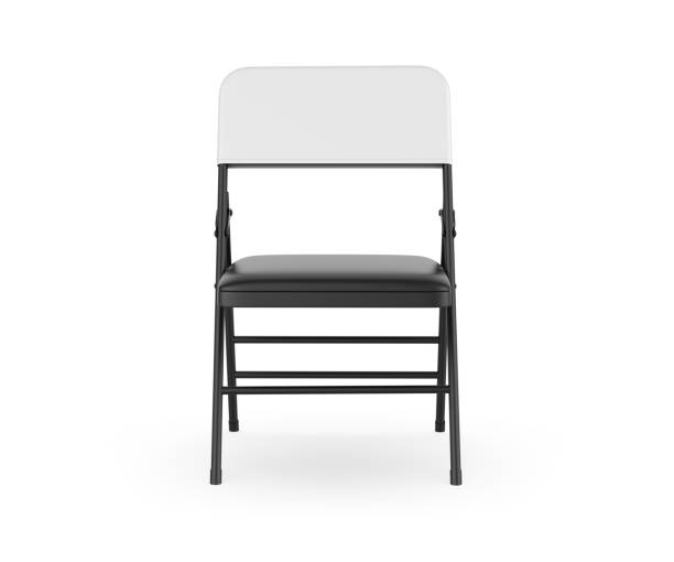 istock Spandex Folding Chair Back Cover blank template for branding. 1496362625