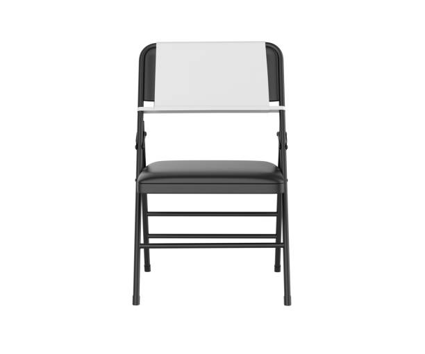 istock Spandex Folding Chair Back Cover blank template for branding. 1496362630
