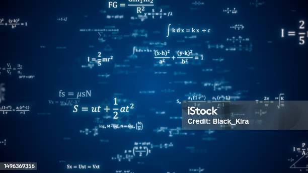Abstract Calculus Formulas Abstract Physics Equation Concept Mathematics Calculation Sciences ...