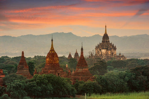 istock Bagan, Myanmar temples in the Archaeological Zone 1496371744