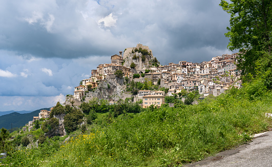 Medieval village outside Rome, Metropolitan city of Rome