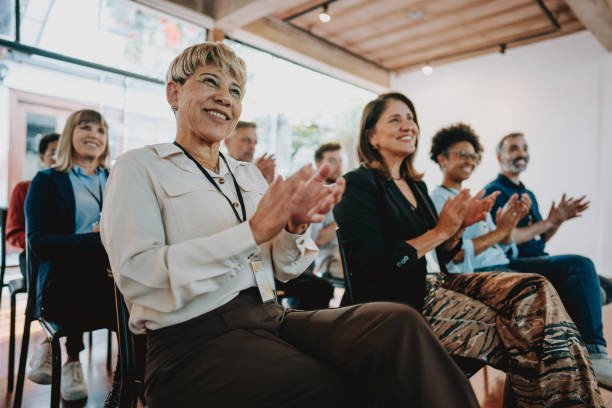 istock Group of people applauding 1496377935