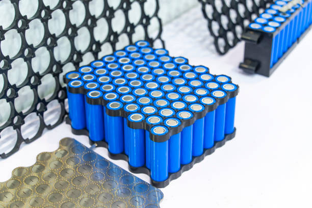 istock Lithium ion industrial high current batteries 1496378008
