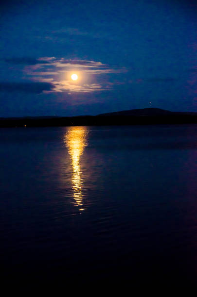 istock Full moon over the lake 1496378426