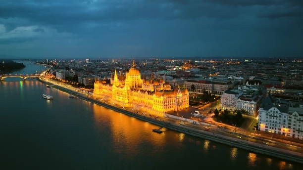 istock illuminated Hungarian Parliament Building Hungary. 4K 1496394230