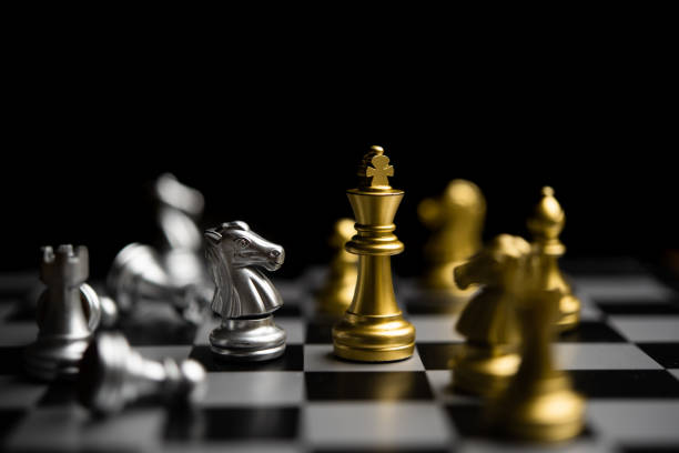 istock Chess Pieces on Board. Strategy, Planning and Decision concept 1496400157