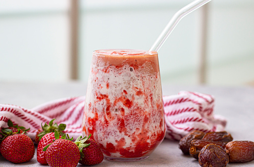tasty strawberry glaze smoothie