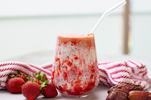 tasty strawberry glaze smoothie