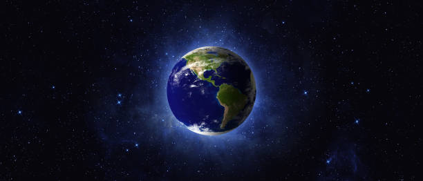 istock Earth and galaxy. North and South America. 1496413155