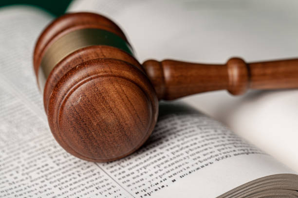 istock Mallet of a judge, close up shot 1496416373