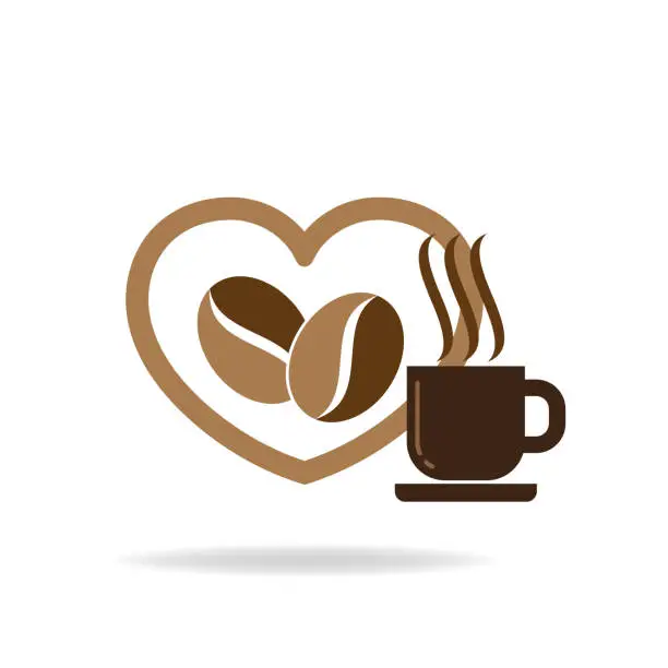 Vector illustration of coffee lover