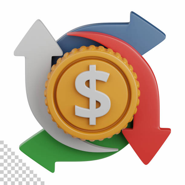 istock 3d rendering cash flow isolated useful for business, analytics, money and finance design element 1496428936