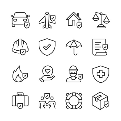 Vector line icon set appropriate for web and print applications. Designed in 48 x 48 pixel square with 2px editable stroke. Pixel perfect.