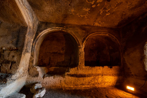 istock The burial chamber in ancient Kizilkoyun Necropolis. 1496443774