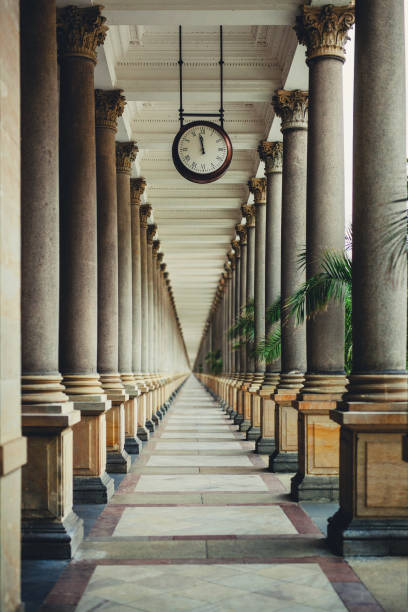 istock Infinite perspective. Karlovy Vary. Czech Republic 1496448875