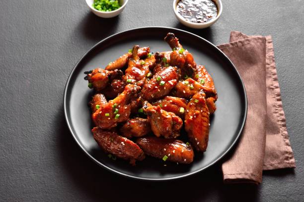 istock Honey-soy chicken wings 1496453098