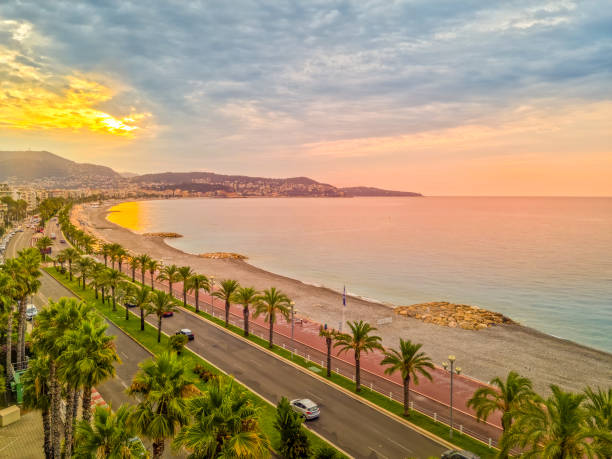 istock Aerial view of Nice, Cote d'Azur 1496456898
