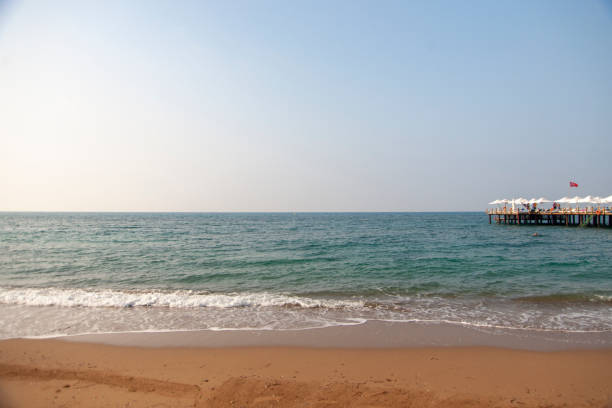 istock Horizon, sea, sand, and seashore. 1496477683