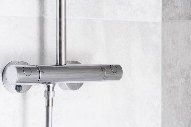 istock contemporary shower system in luxury bathroom interior 1496478792