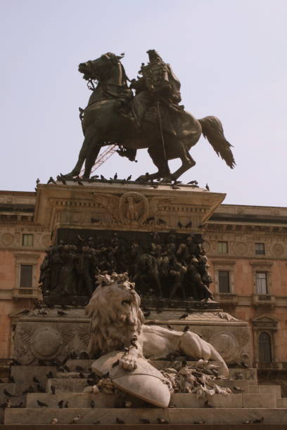 istock Equestrian statue of Vittorio Emanuele II 1496480254