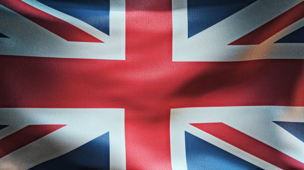 istock Waving national flag of UK 1496481043