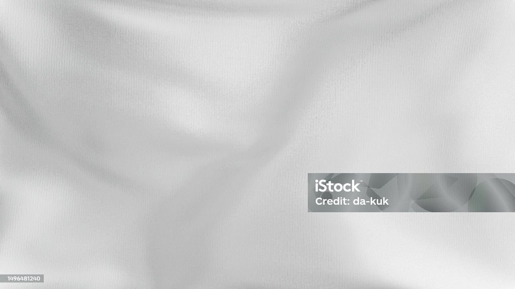 White luxury silk textile material background Textured Stock Photo