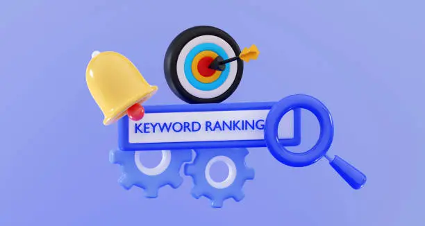 Photo of 3d Seo keyword ranking SEO Keyword Research concept